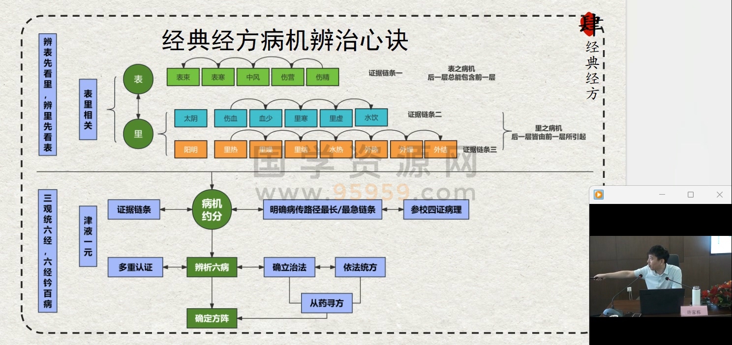 许家栋经典经方十年回顾之理法大课暨临床带教视频14集 中医书籍 第2张