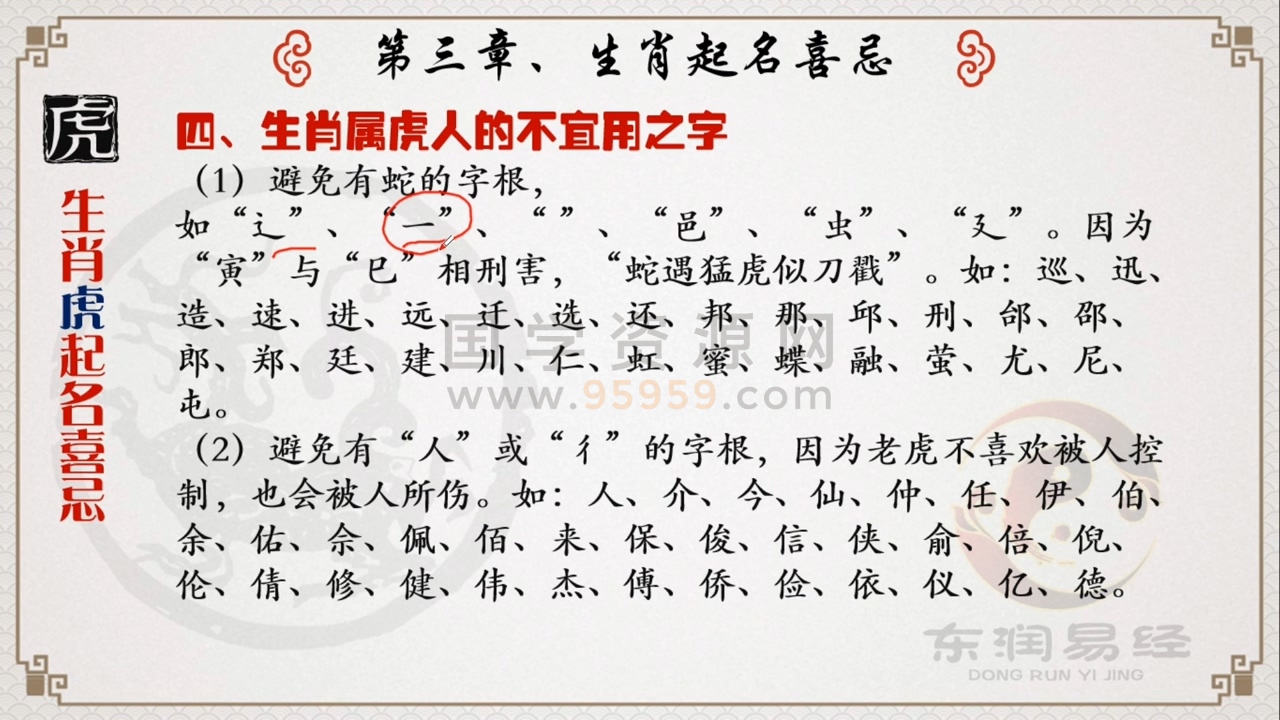 东润易学 木易《五行汉字取名法》18集视频 约4小时 姓名测字 第2张